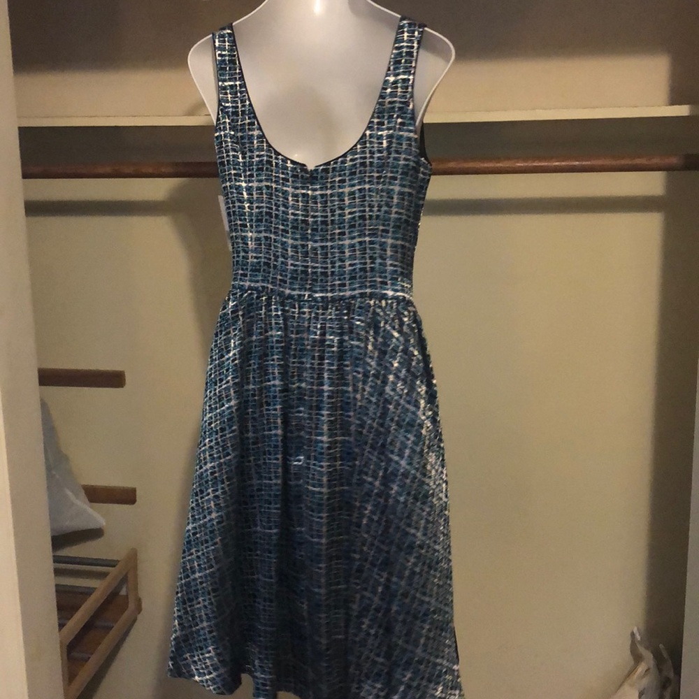 Metallic 50s Style Party Dress - Picture 3 of 3